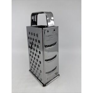 Bromwell Stainless Steel Cheese Grater 9" x 3.5" 4 Sided USA made